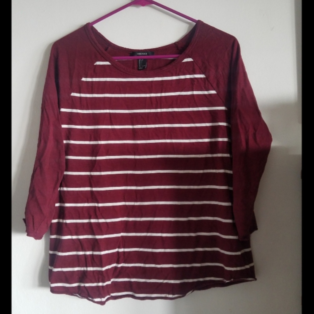 Forever 21 3/4 Sleeve Top